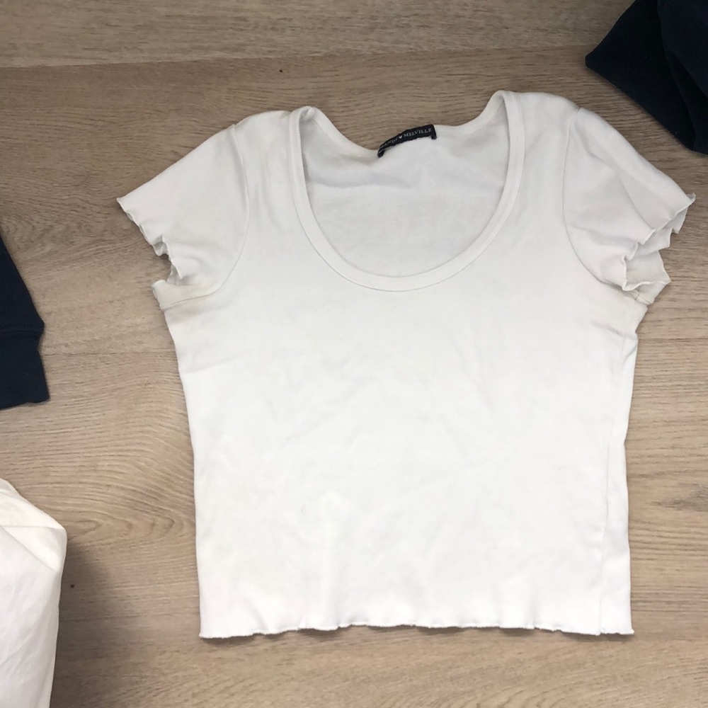brandy melville white tee
